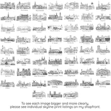 Mother's Day Personalised Skyline Print