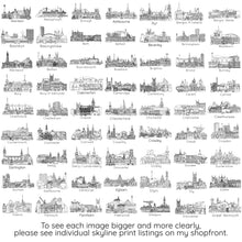 Mother's Day Personalised Skyline Print