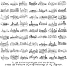 Mother's Day Personalised Skyline Print