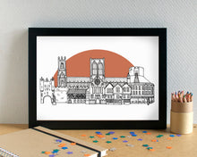 York Skyline Landmarks Art Print - can be personalised