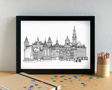 Amsterdam Skyline Landmarks Art Print - can be personalised - unframed