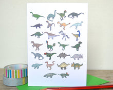 Dinosaur Alphabet Card