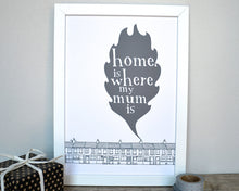 Home Is Where My Mum Is Print - can be personalised