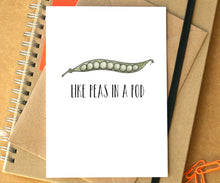 Funny "Like Peas In A Pod" Friendship Card