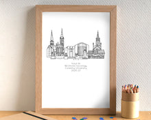 Graduation Personalised Skyline Print