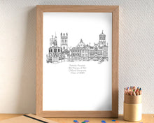 Graduation Personalised Skyline Print