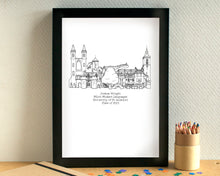 Graduation Personalised Skyline Print