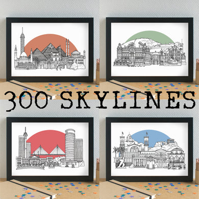 300th Skyline - Special Offer - unframed prints