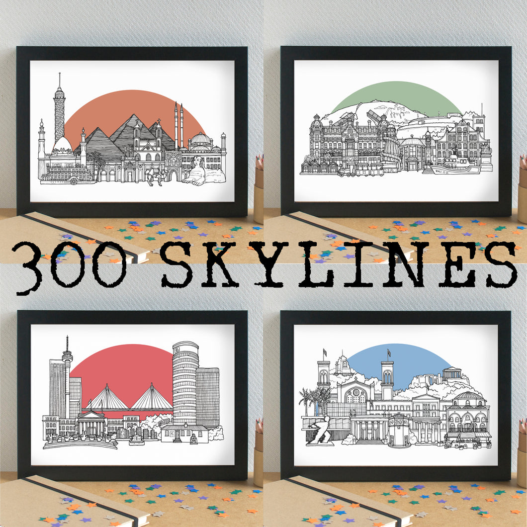 300th Skyline - Special Offer - unframed prints