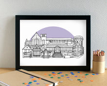 Anfield Neighbourhood Liverpool Skyline Art Print - can be personalised