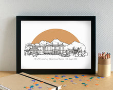Calderstones Park Liverpool Skyline Landmarks Art Print - can be personalised
