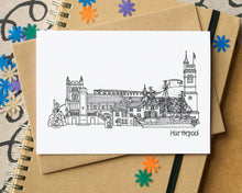 Hartlepool Skyline Landmarks Greetings Card