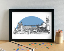 Hartlepool Skyline Landmarks Art Print - can be personalised
