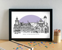 Hoylake Wirral Skyline Art Print - can be personalised