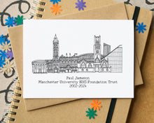 Retirement or Leaving Personalised Skyline Greetings Card
