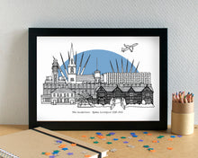 Speke Liverpool Skyline Art Print - can be personalised