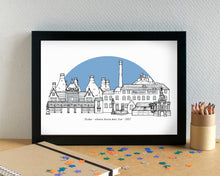 Stoke-on-Trent Skyline Landmarks Art Print - can be personalised
