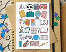 Teaching Alphabet Greetings Card