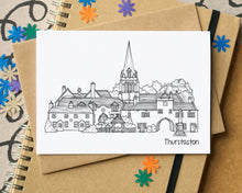 Thurstaston Wirral Skyline Greetings Card