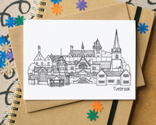 Tuebrook Liverpool Skyline Landmarks Greetings Card