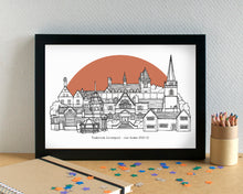 Tuebrook Liverpool Skyline Art Print - can be personalised