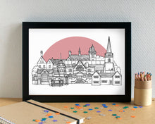 Tuebrook Liverpool Skyline Art Print - can be personalised