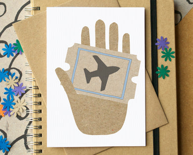 Flight or Holiday Card for Unwrappable Gifts