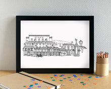Waterloo Merseyside Skyline Landmarks Art Print - can be personalised