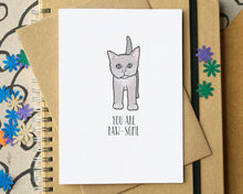 Funny "You are paw-some" Love or Anniversary Card