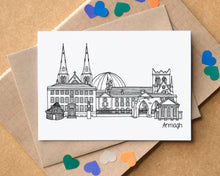 Armagh Skyline Landmarks Greetings Card