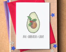 Funny Avocado Christmas Card