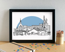 Baltic Triangle Skyline Landmarks Art Print - can be personalised