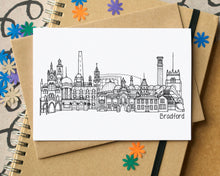Bradford Skyline Landmarks Greetings Card
