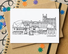 Cirencester Skyline Landmarks Greetings Card