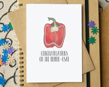 "Congratulations on the Pepper-osal" Funny Engagement Card