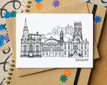 Doncaster Skyline Landmarks Greetings Card