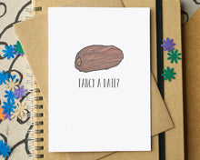 "Fancy A Date?" Funny Valentine's Card