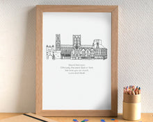 Father's Day Personalised Skyline Print