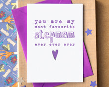 Favourite Stepmam Mother's Day Card