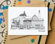 Fleetwood Skyline Landmarks Greetings Card