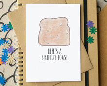 "Here's A Birthday Toast" Funny Card