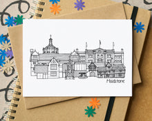 Maidstone Skyline Landmarks Greetings Card