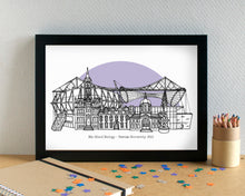 Middlesbrough Skyline Landmarks Art Print - can be personalised