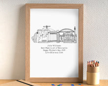 Mother's Day Personalised Skyline Print