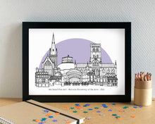 Norwich Skyline Landmarks Art Print - can be personalised