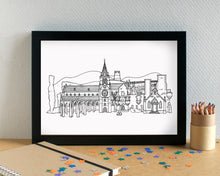Orkney Skyline Landmarks Art Print - can be personalised
