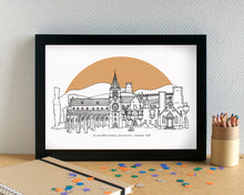 Orkney Skyline Landmarks Art Print - can be personalised