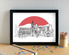 Orkney Skyline Landmarks Art Print - can be personalised