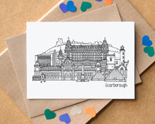Scarborough Skyline Landmarks Greetings Card