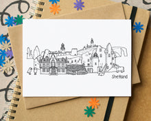 Shetland Skyline Landmarks Greetings Card